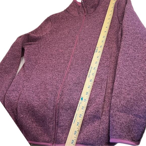 Dip Brand fleece Purple Blush Pink Jacket Sweater 100% polyester Size Large. - Picture 7 of 9